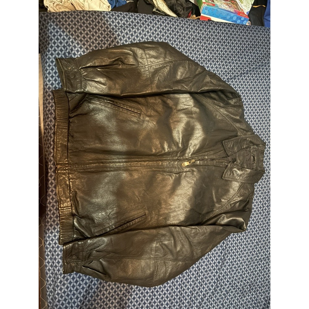 Knightsbridge Men's Genuine Leather Jacket Size M